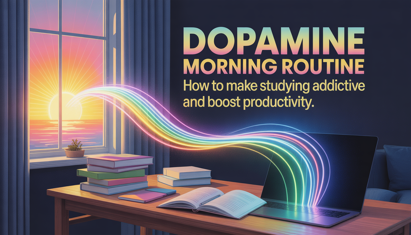 Dopamine Morning Routine | How to Make Studying Addictive and Boost Productivity: